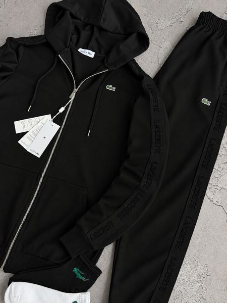 Чоловічий костюм Lacoste чорний Хар-1058 (коп1) фото