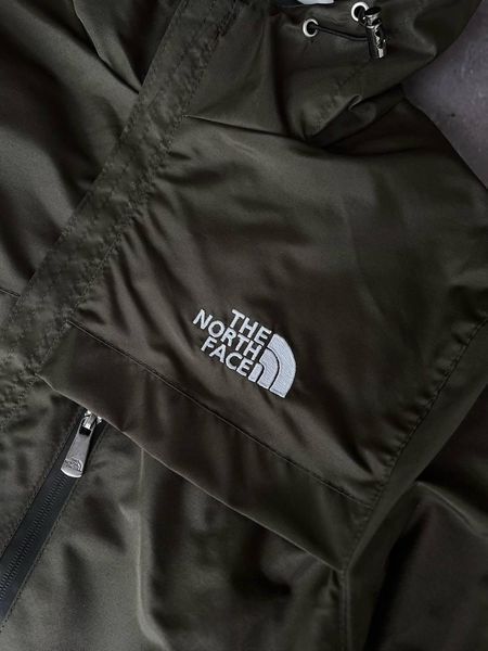 Чоловіча ветровка The North Face з плащової тканини хакі Куртка ТНФ весняна Моло-XH2 фото