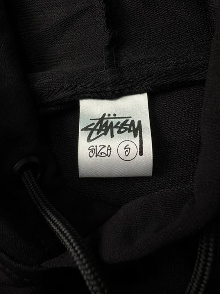 Мужской спортивный костюм Stussy черно-белый с капюшоном Комплект Худи Штаны плащевка Стусси Ads-421 фото