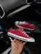 Жіночі кеди Converse All Star низькі червоні текстиль Кросівки Конверси Arm-HD45 фото 1