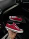 Жіночі кеди Converse All Star низькі червоні текстиль Кросівки Конверси Arm-HD45 фото 3