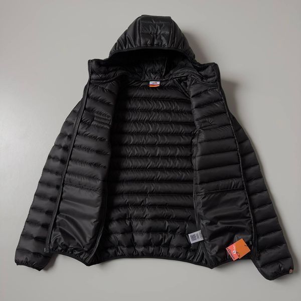 Чоловіча куртка Ellesse чорна Вітровка Еліс демісезонна стьобана Хар-353 фото