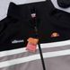 Чоловічий спортивний костюм Ellesse Олімпійка + Штани + Шкарпетки в подарунок чорний з сірим Хар-455 фото 3