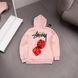 Чоловіче зимове худі Stussy з капюшоном фіолетове Толстовка Стусі Ads-494 фото 5