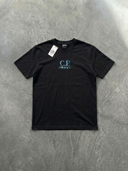 Мужская футболка C.P. Company Logo белая Ads-689 фото