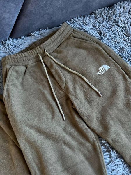Мужской зимний спортивный костюм The North Face флисовый бежевый Комплект Зе Норт Фейс плюшевый Arm-DD_02 фото