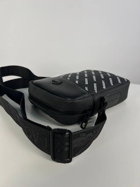 Сумка чоловіча Lacoste чорна Барсетка через плече Лакоста Cap-0056 1 фото
