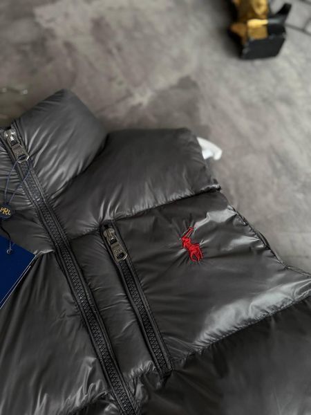 Мужская жилетка Polo Ralph Lauren без капюшона серая Безрукавка Поло весенняя осенняя Моло-Polo/2 фото
