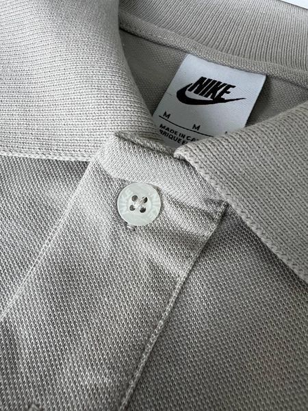 Мужская футболка Поло Nike молочная Тенниска Найк моло-NE5 фото