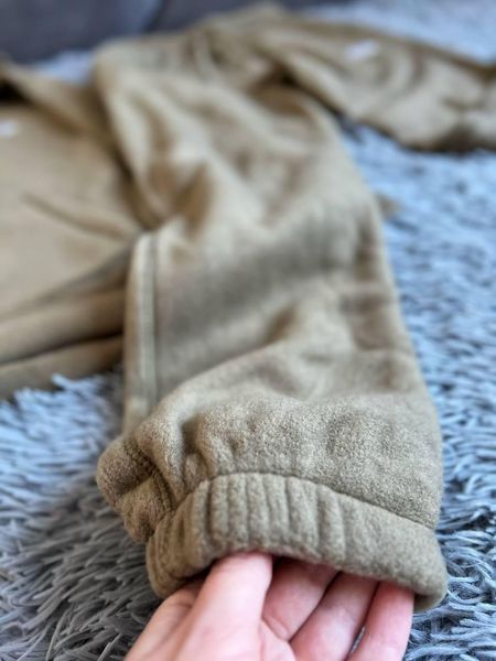 Мужской зимний спортивный костюм The North Face флисовый бежевый Комплект Зе Норт Фейс плюшевый Arm-DD_02 фото
