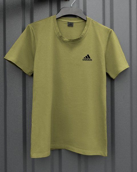 Мужская футболка Adidas хаки Тенниска Адидас Intr-8859533664 фото