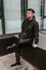 Мужской спортивный костюм Nike из плащевки черный Комплект Найк Анорак Штаны Барсетка Intr-1586873487 фото 4