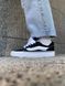Женские кеды Vans Knu Skool черно-белые замшевые Кроссовки Ванс Кну Скул Arm-KNU1 (коп1) фото 4