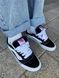 Женские кеды Vans Knu Skool черно-белые замшевые Кроссовки Ванс Кну Скул Arm-KNU1 (коп1) фото 7