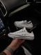 Жіночі кеди Converse All Star низькі білі текстиль Кросівки Конверси Arm-HD39 фото 4