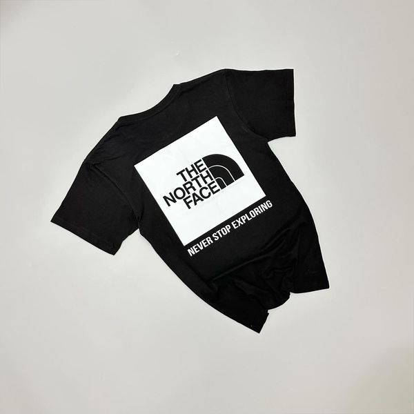 Мужской летний костюм The North Face Футболка Шорты черный хлопковый Комплект ТНФ Will-T0037 фото