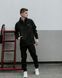 Мужской спортивный костюм Nike из плащевки черный Комплект Найк Анорак Штаны Барсетка Intr-1586873487 фото 9