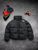 Чоловіча зимова куртка The North Face оверсайз чорна Пуховик ТНФ Gar-D025 2 фото