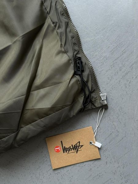 Мужская жилетка Stussy утепленная хаки Безрукавка Стуси демисезонная Slav-art133.02 фото