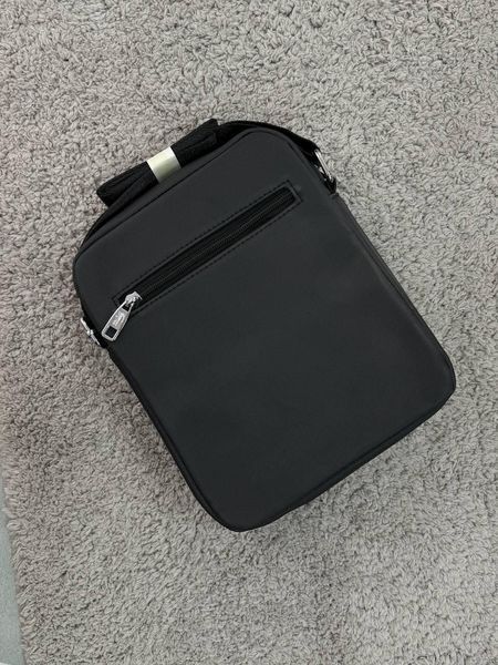 Сумка мужская Lacoste черная Барсетка через плечо Лакоста Cap-0056 фото