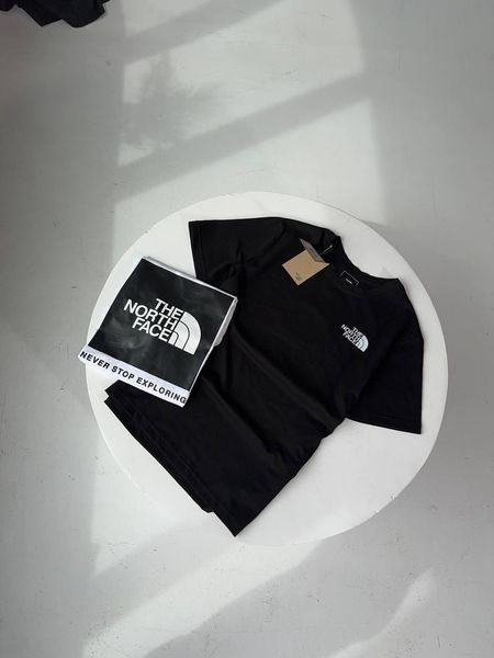 Мужская футболка The North Face белая хлопковая Тенниска ТНФ Гла-16 фото