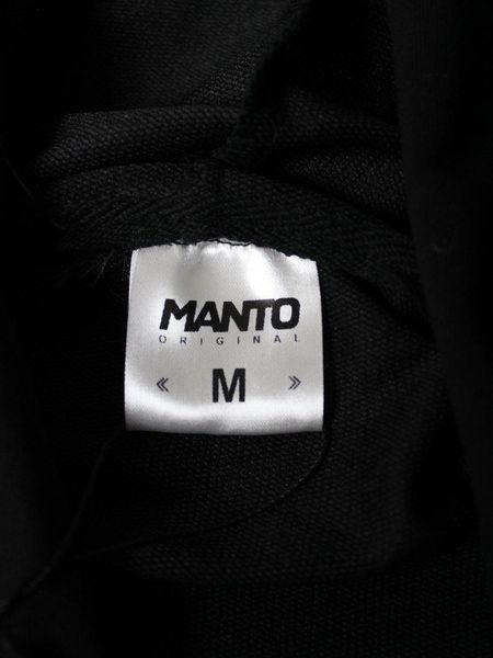 Чоловіче худі Manto чорне Кофта з капюшоном Манто демісезонна Ads-309 фото