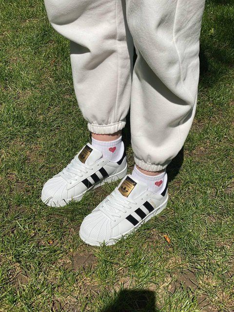Женские кроссовки Adidas Superstar White кожаные белые кеды Адидас суперстар Скр-SLP011104-ТБ фото