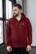 Чоловіча зимова кофта Stone Island з патчем чорна Зіп худі Стон Айленд на блискавці Хар-338 фото 5