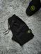 Чоловічі шорти Stone Island чорні Бриджі Стон Айленд Мой-129/хар-888 (коп2) фото 2