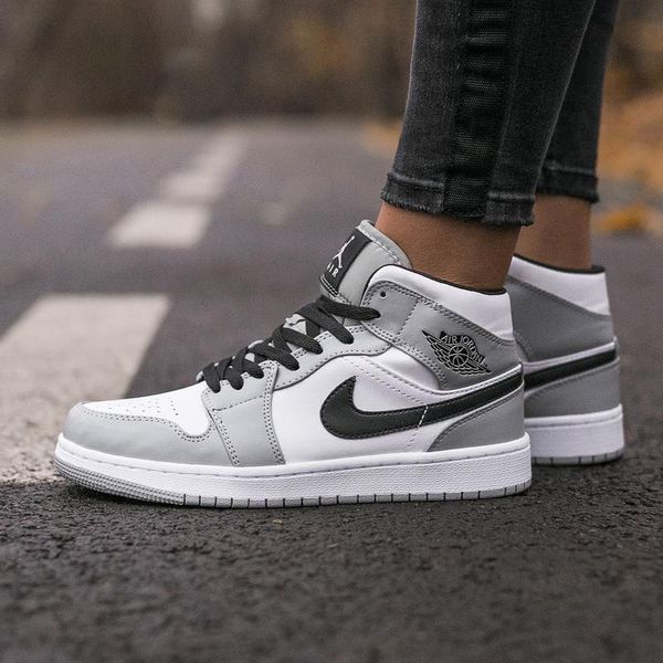 Чоловічі кросівки Nike Air Jordan сірі Найк Джордан шкіряні Arm-A064 фото