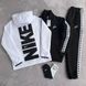 Чоловічий зимовий костюм 3в1 Nike чорний Комплект Найк з лампасами Хар-707 фото 2