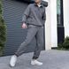 Мужской спортивный костюм серый Комплект Свитшот на змейке Штаны Pob-SBks2889dge фото 6