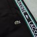 Мужской спортивный костюм Lacoste без капюшона черный Набор Лакост Кофта Штаны с лампасами Хар-655 фото 5