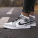 Чоловічі кросівки Nike Air Jordan сірі Найк Джордан шкіряні Arm-A064 фото 2
