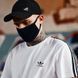 Мужской летний костюм Adidas Футболка Шорты белый с черным Адидас Хар-866 (коп3) фото 3