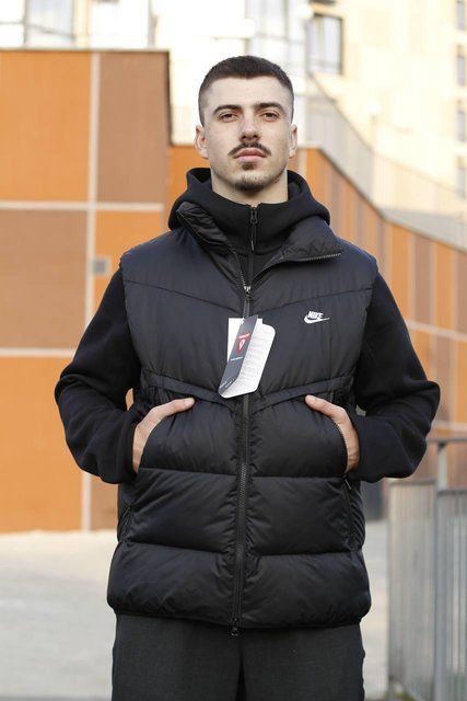 Мужская жилетка Nike Storm-Fit черная Sanv-3\Hub (коп1) фото