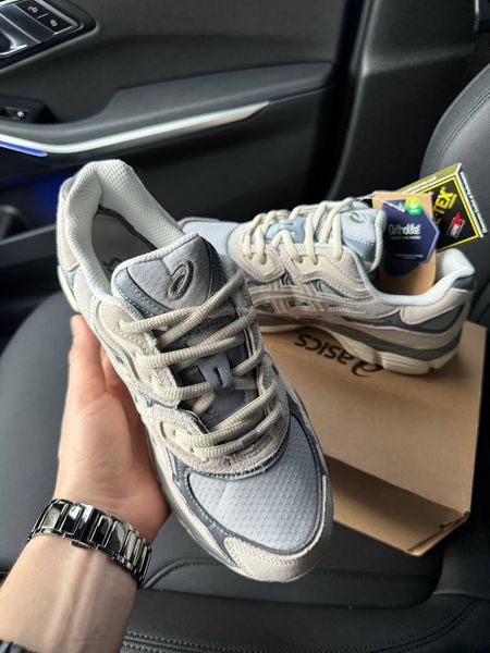 Мужские кроссовки Asics Gel-NYC Gore-Tex Beige бежевые Ассикс гортекс с мембраной Pow-AS032 фото