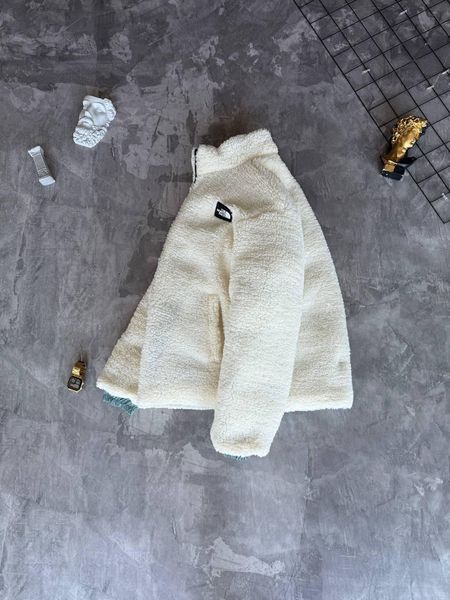 Мужская зимняя куртка The North Face без капюшона двухсторонняя бирюзовая Моло-TNF101 фото