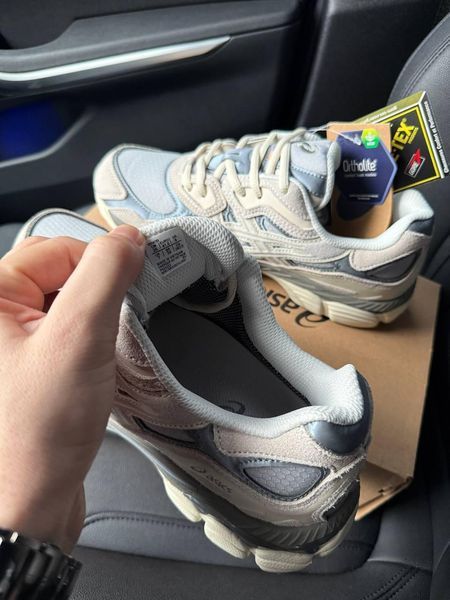 Мужские кроссовки Asics Gel-NYC Gore-Tex Beige бежевые Ассикс гортекс с мембраной Pow-AS032 фото