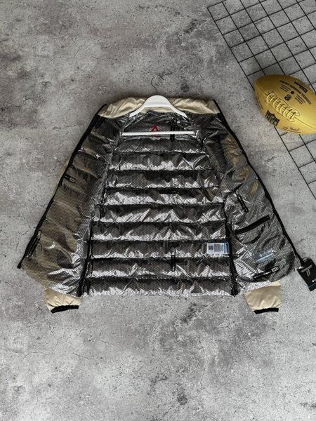 Мужская зимняя куртка Columbia Omni-Heat Thermal без капюшона бежевая Коламбия с термоподкладкой Моло-70FV фото