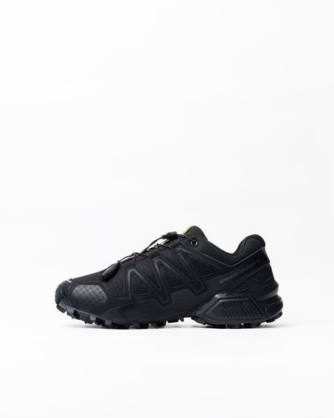 Мужские кроссовки Salomon Speedcross 4 Gore-Tex Black черные Pow-SL022 фото