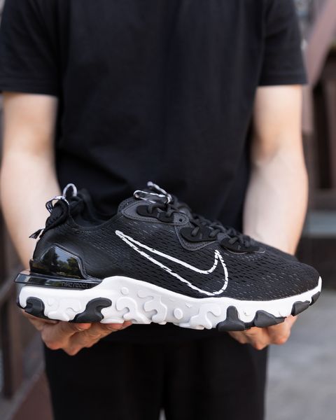 Чоловічі кросівки Nike React Vision чорні Pow-NK161 фото