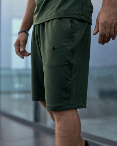 Чоловічі спортивні шорти Nike хакі трикотажні Найк Intr-1623484233 фото