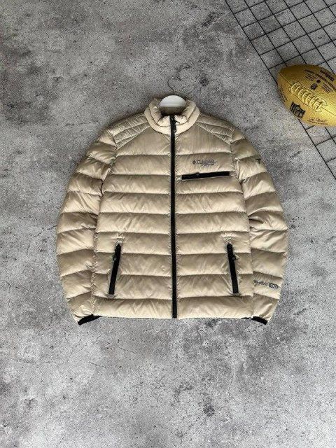 Мужская зимняя куртка Columbia Omni-Heat Thermal без капюшона бежевая Коламбия с термоподкладкой Моло-70FV фото