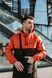 Мужской спортивный костюм Nike из плащевки черный с оранжевым Комплект Найк Анорак Штаны Барсетка Intr-1586873794 фото 7