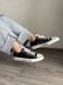 Жіночі кеди Converse All Star низькі чорні Кросівки Конверси текстиль Arm-HD334 фото 1