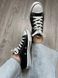 Жіночі кеди Converse All Star низькі чорні Кросівки Конверси текстиль Arm-HD334 фото 6