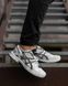 Мужские зимние кроссовки Asics Gel Kahana 8 White Black белые с черным Ассикс термо Pow-AS016 фото 2