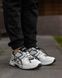 Мужские зимние кроссовки Asics Gel Kahana 8 White Black белые с черным Ассикс термо Pow-AS016 фото 4