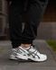 Мужские зимние кроссовки Asics Gel Kahana 8 White Black белые с черным Ассикс термо Pow-AS016 фото 5